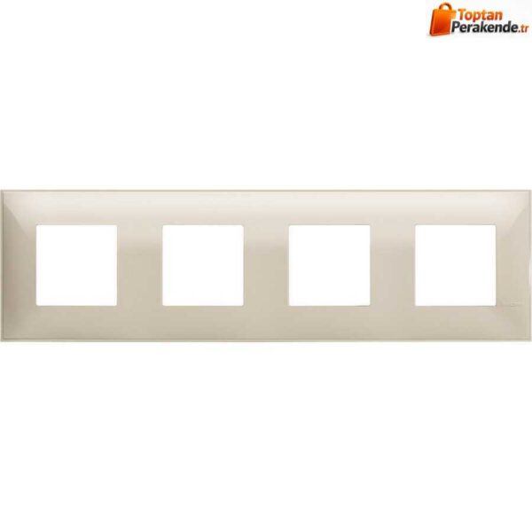 Bticino Classia Polimer Plastik Çerçeve 2x4 Krem